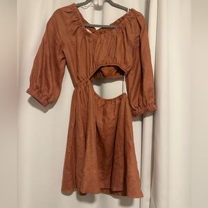 Boutique cut out summer dress. Worn once size small